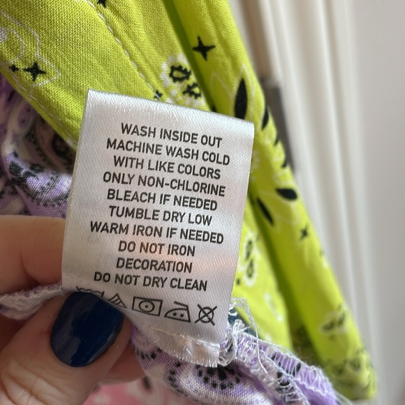 Reason Blue, Purple, Pink & Yellow Button Down Shirt - Picture 8 of 8